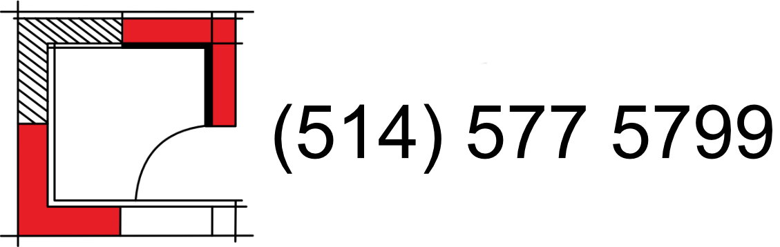 Logo de 101Design en noir et rouge avec le numéro de téléphone à droite.